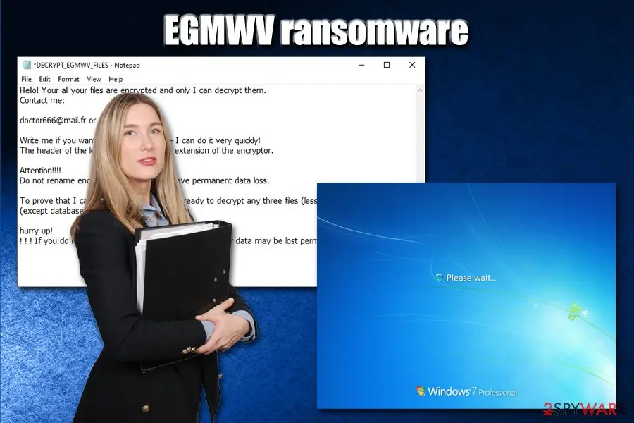 EGMWV ransomware: sets up service reboots in safe mode