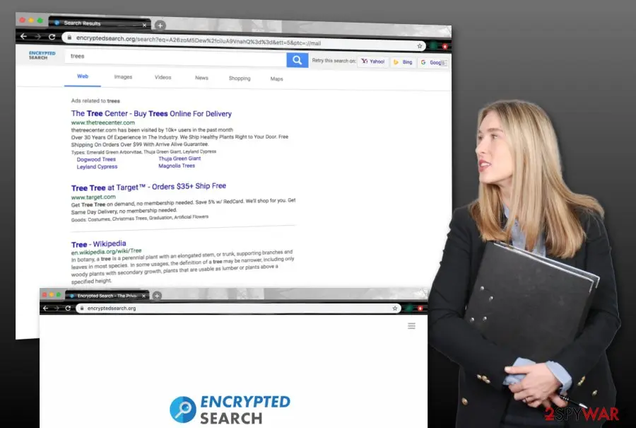 Encryptedsearch.org: encrypted search org pup