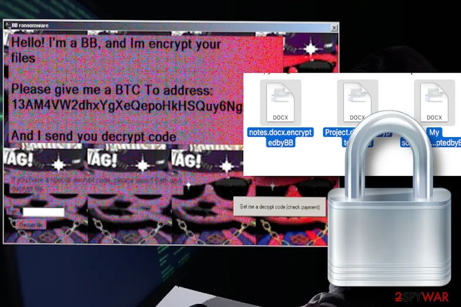 Screenshot of EncryptedbyBB: encryptedbb
