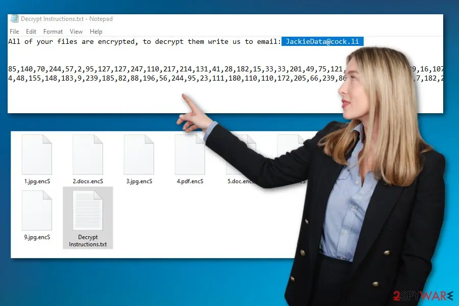 encS ransomware: encs cryptovirus