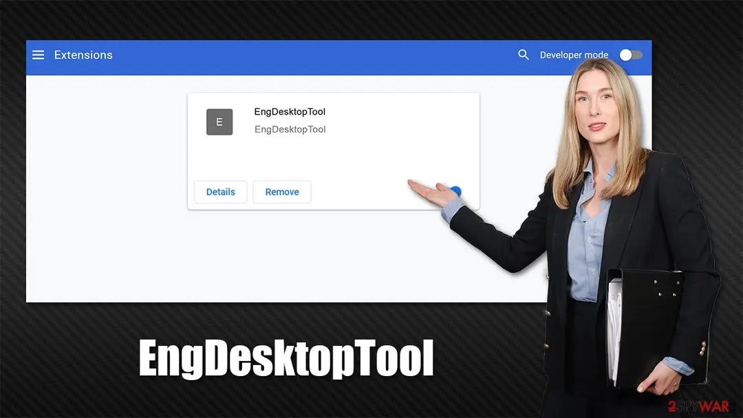 Screenshot of EngDesktopTool: virus pup