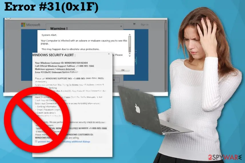 Error #31(0x1F): error 310x1f virus
