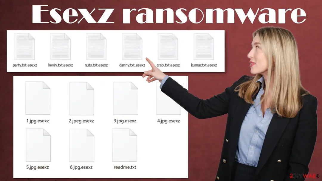 Esexz ransomware: esexz file virus