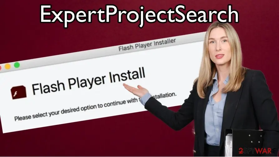 Screenshot of ExpertProjectSearch: removal