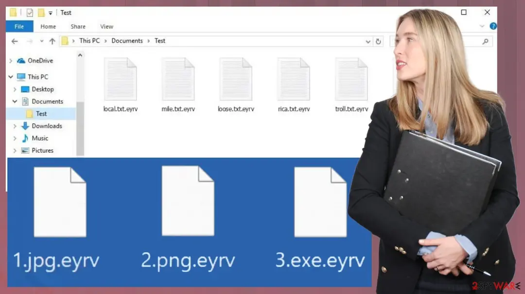 Eyrv file virus: eyrv ransomware