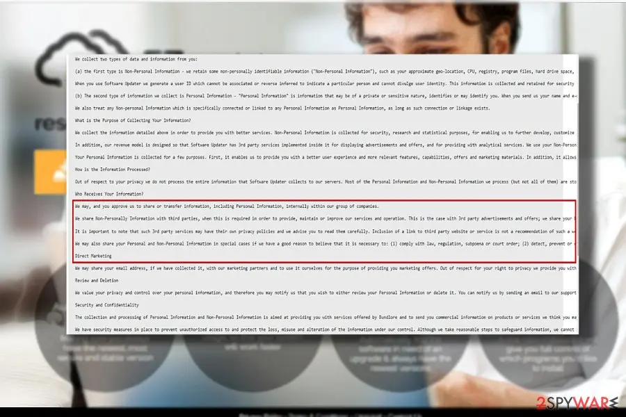 Screenshot of EzUpdater: ez software