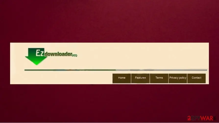 Screenshot of EZDownloader: virus