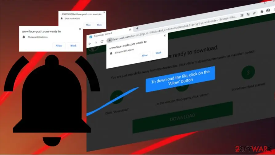 Face-push.com: face push com virus
