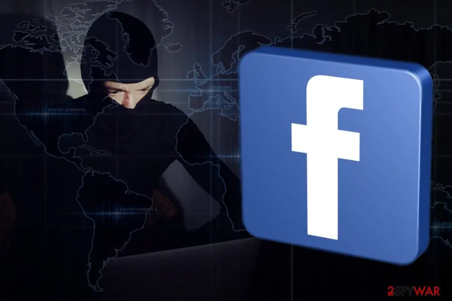 Screenshot of Facebook scams: screenshot