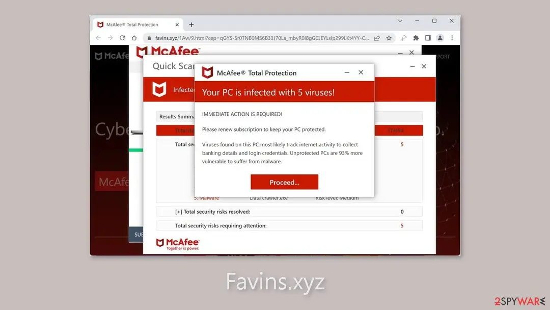 Screenshot of Favins.xyz: favins xyz