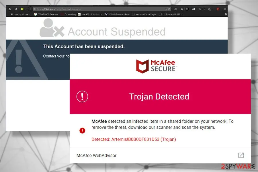Screenshot of Ffshrine: virus