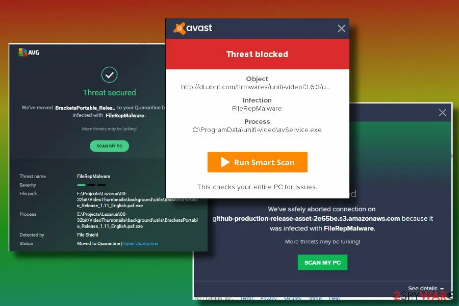 Screenshot of FileRepMalware: virus