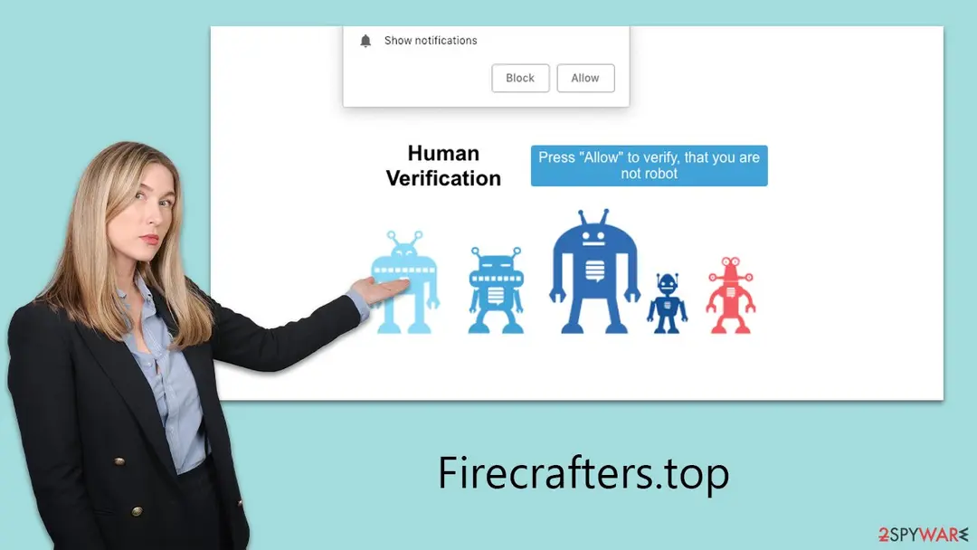 Firecrafters.top: firecrafters top push notification virus