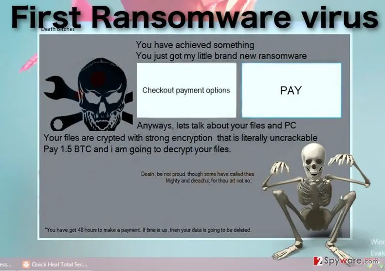 First ransomware virus: image 1