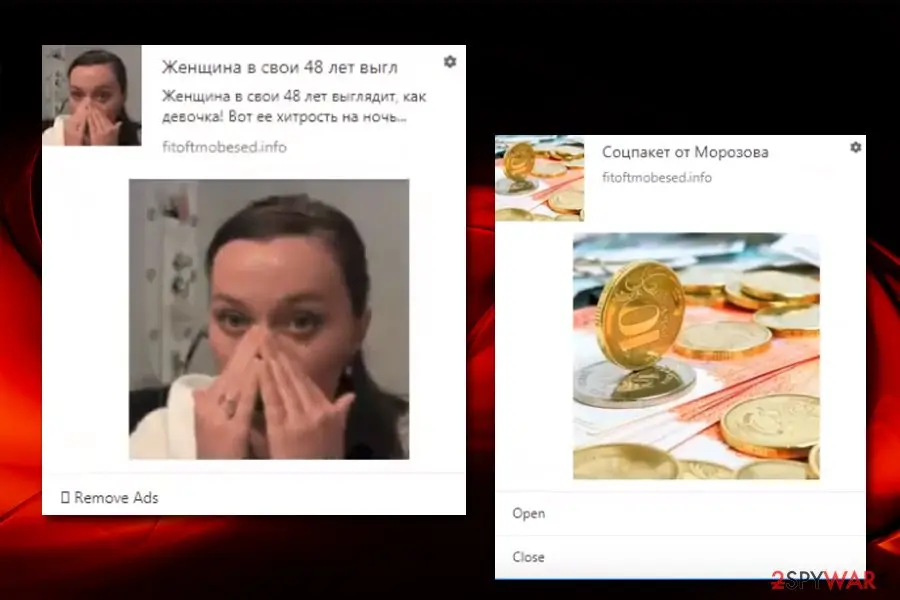 Fitoftmobesed.info: fitoftmobesed infoshows inappropriate and dangerous ads