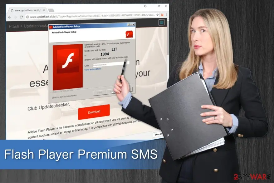 Flash Player Premium SMS: scam tricks people to pay for the fake code