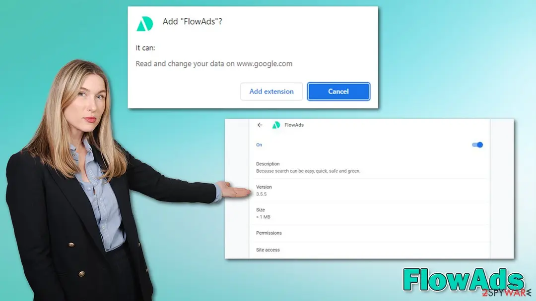FlowAds: browser hijacker virus