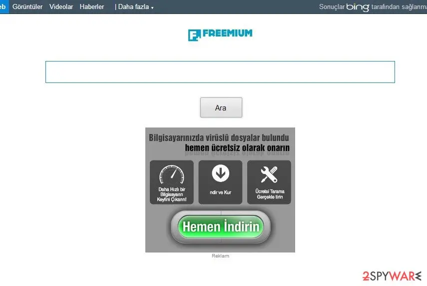 Screenshot of Freemium ads: freemium