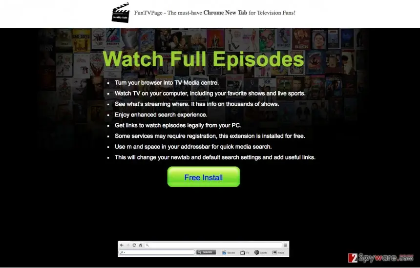 FunMediaTab ads: funmediatab adware virus download website
