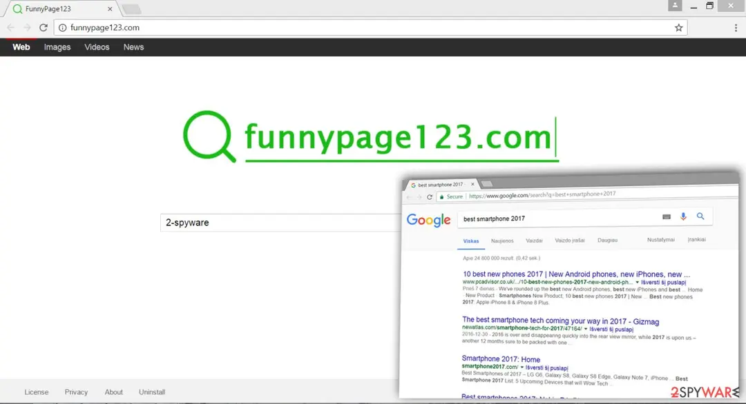 Funnypage123.com: funnypage123 com virus