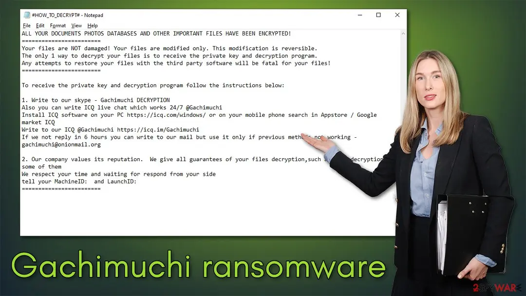 Gachimuchi virus: gachimuchi ransomware virus malware