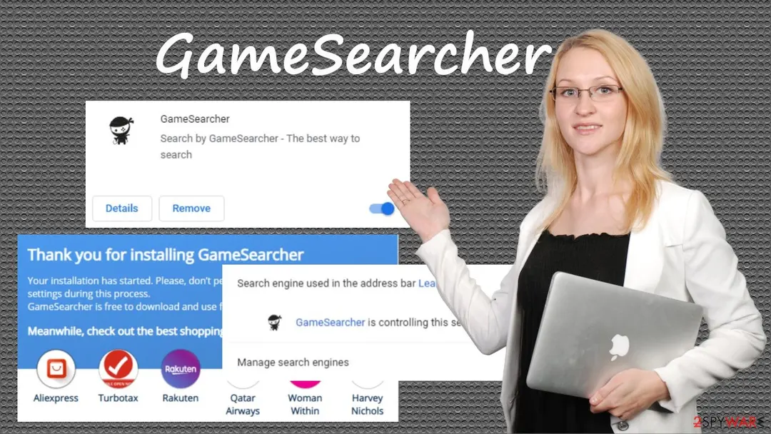 Screenshot of GameSearcher: virus