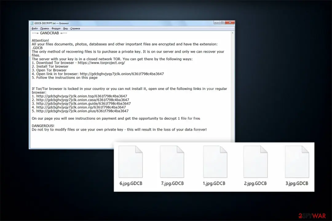 GandCrab: ransomware demands 1200 dollars