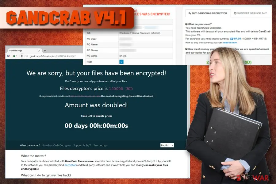 GandCrab v4.1 ransomware: gandcrab v4 1 ransomware crypto virus
