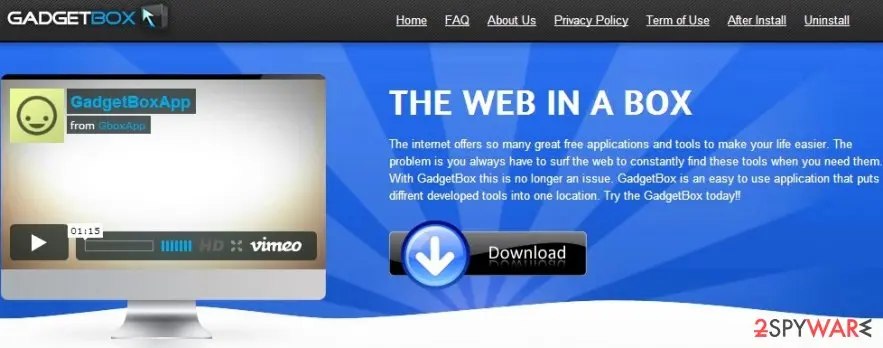 Screenshot of Gboxapp: screenshot