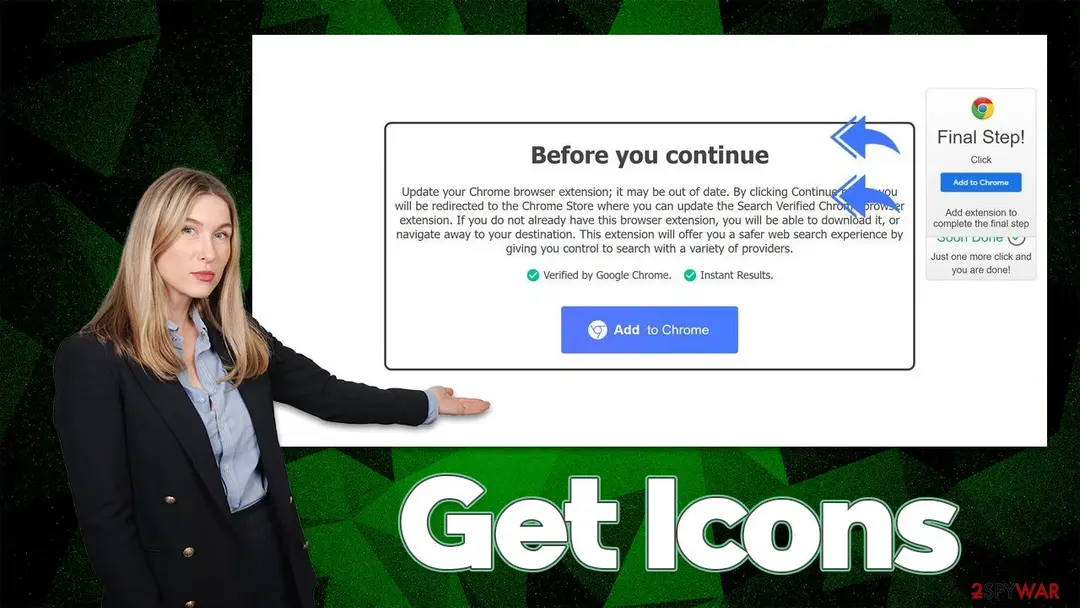 Get Icons: browser extension adware