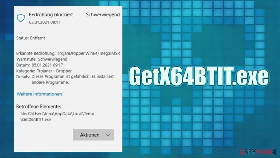 GetX64BTIT.exe: getx64btit exe virus trojan