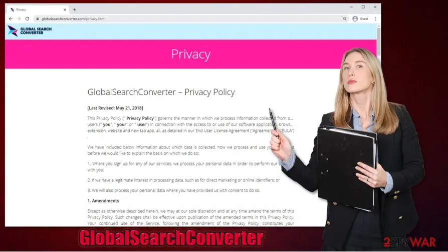 GlobalSearchConverter: potentially unwanted program pup