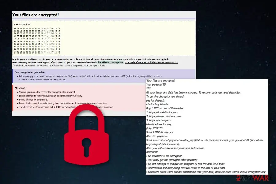 GlobeImposter 2.0 ransomware virus: globeimposter 2 0 ransomware 1