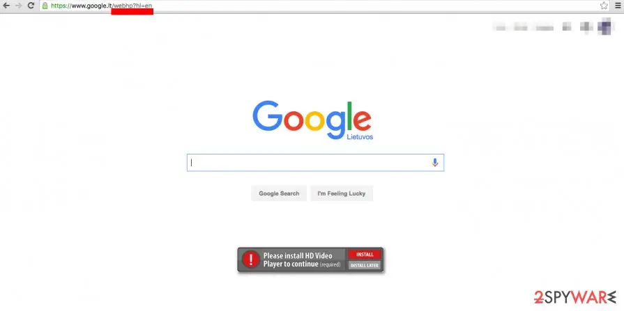Google WebHP virus: google webhp redirect virus