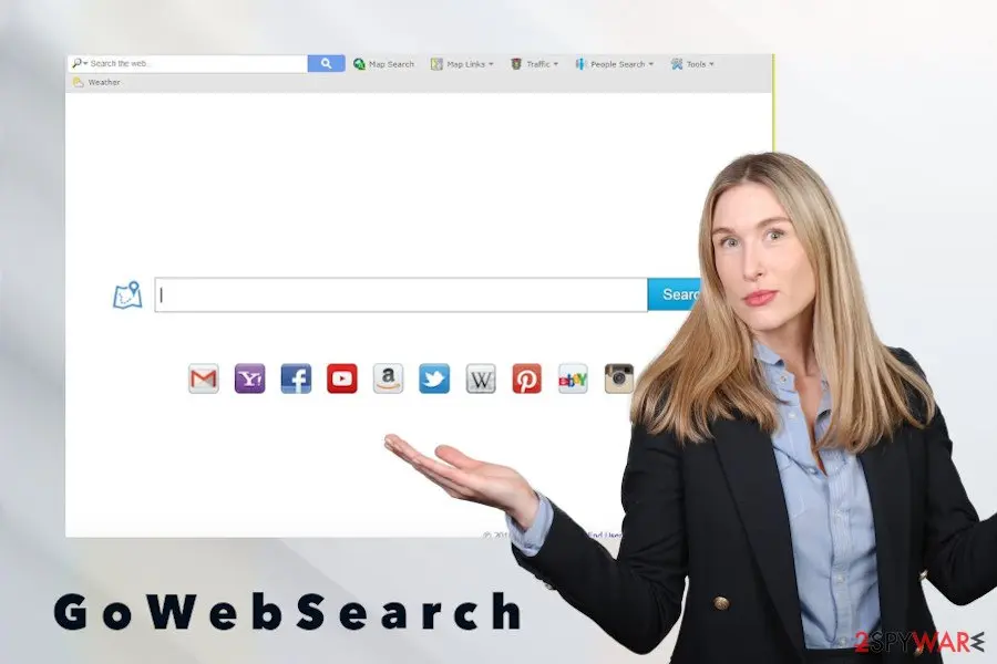 Screenshot of GoWebSearch: virus