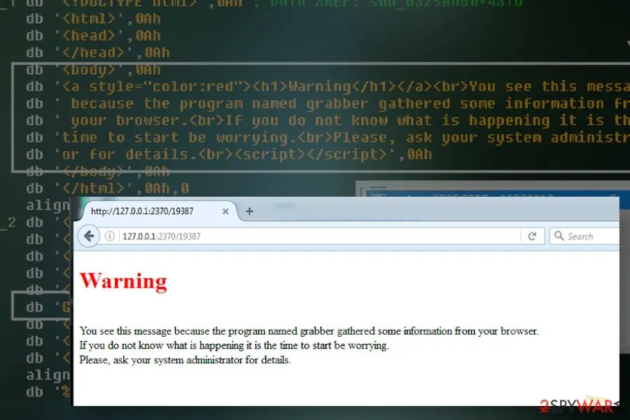TrickBot virus: grabber dll trickbot failure