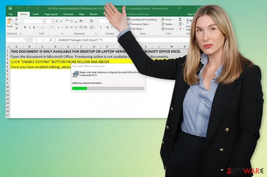 Screenshot of GraceWire virus: screenshot