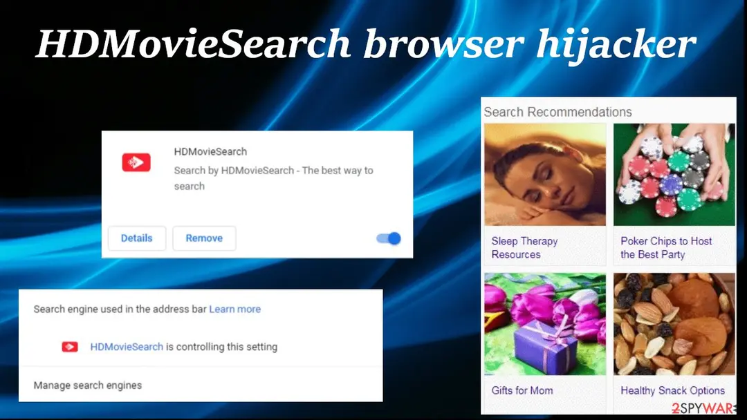 Screenshot of HDMovieSearch: virus