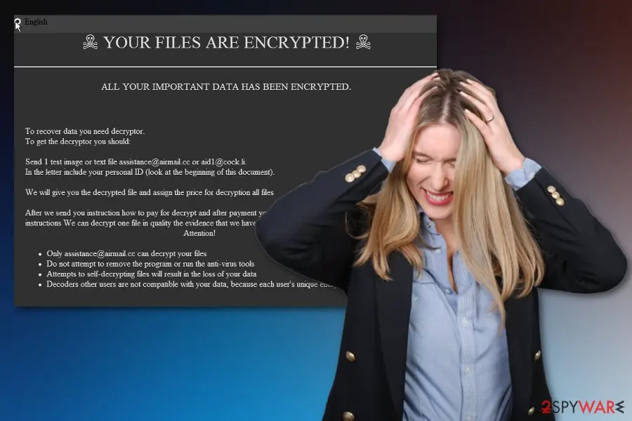 Healforyou ransomware: healforyou cryptovirus