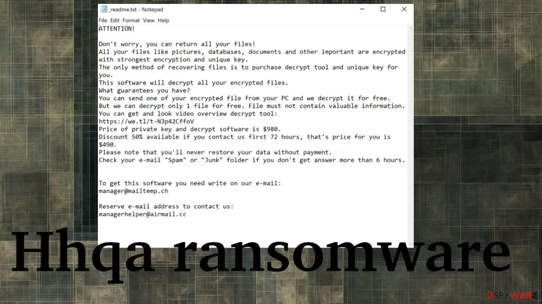 Hhqa file virus: hhqa ransomware virus