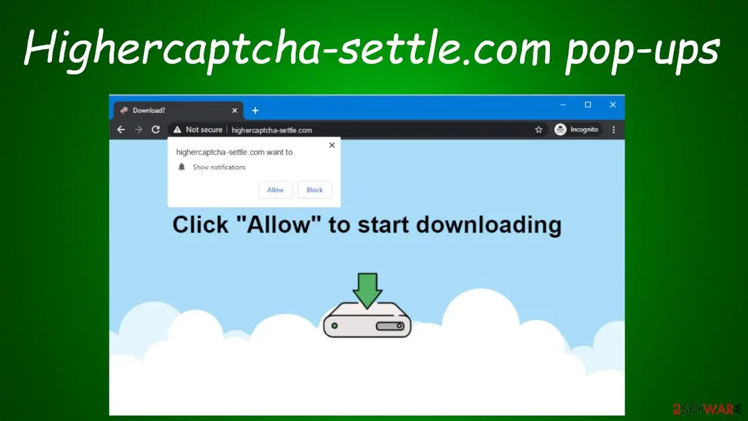 Higher Captcha-Settle pop-ups: highercaptcha settle com pop ups