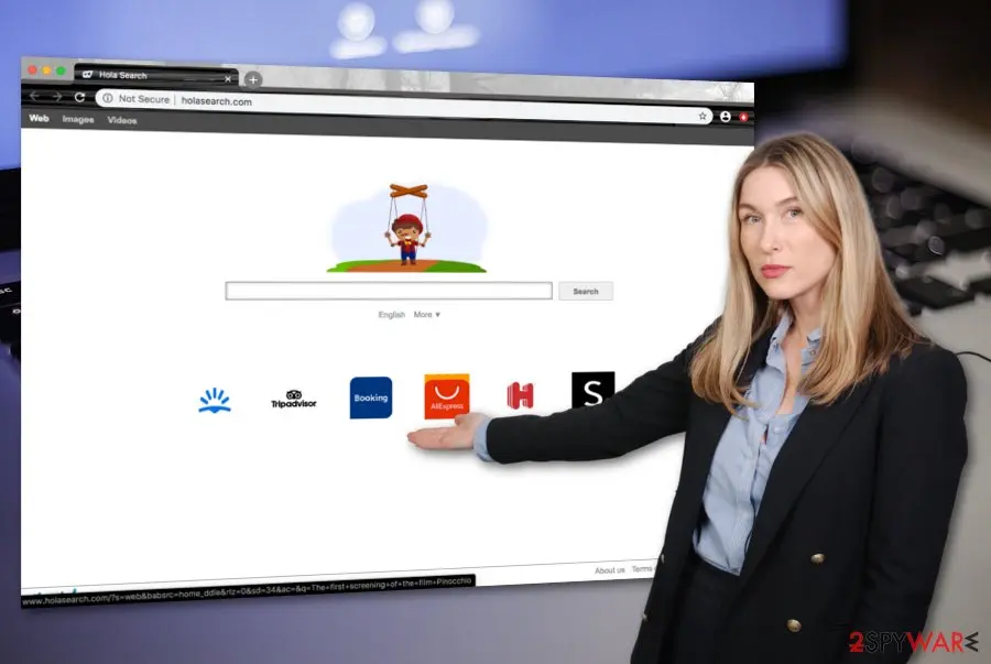 Holasearch.com: hola search com potentially unwanted program