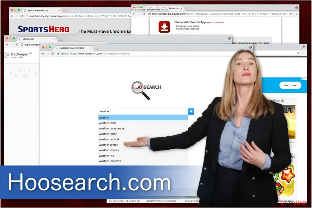 Hoosearch.com: hoosearch com virus might redirect to vague websites