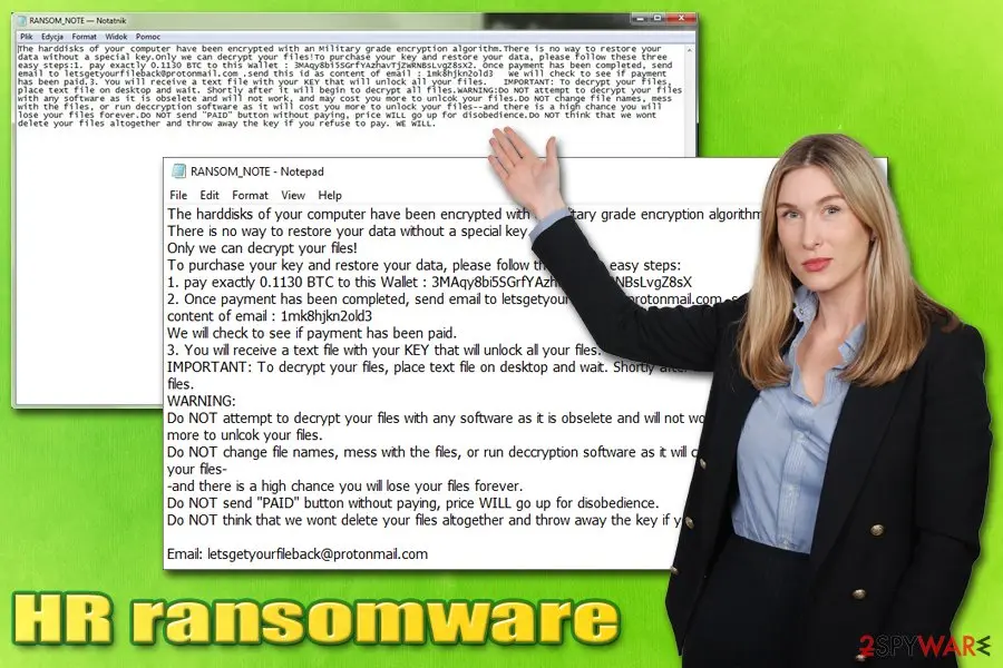 HR ransomware: nas malware data wiper