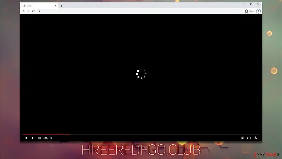 Hreerfdfgo.club: hreerfdfgo club push notification virus