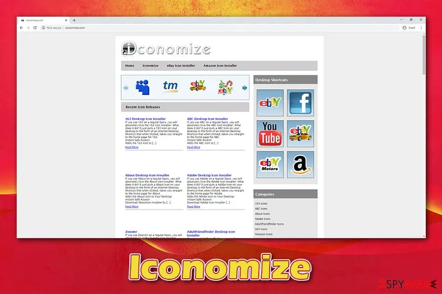 Iconomize: adware potentially unwanted program