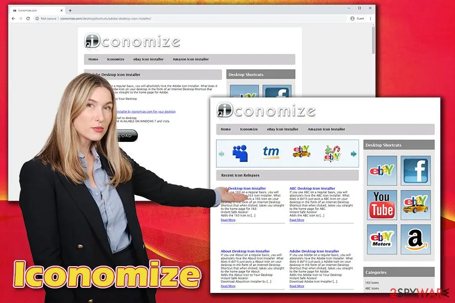Iconomize: pup hijacker ad supported ads