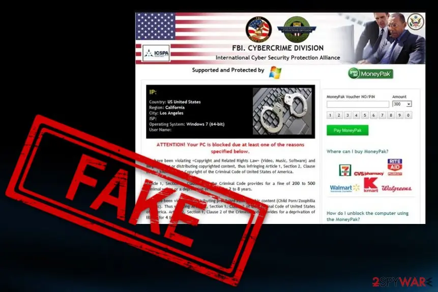 ICSPA virus: icspa ransomware