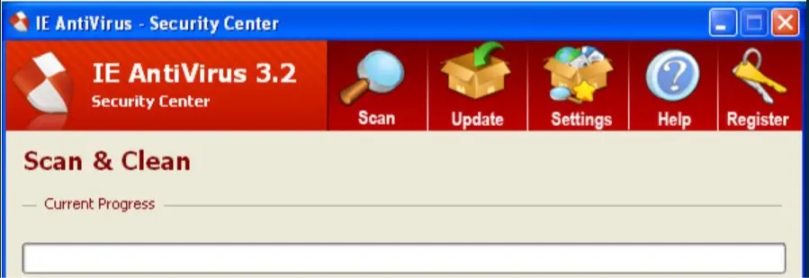 IE AntiVirus: ieantivirus rogue