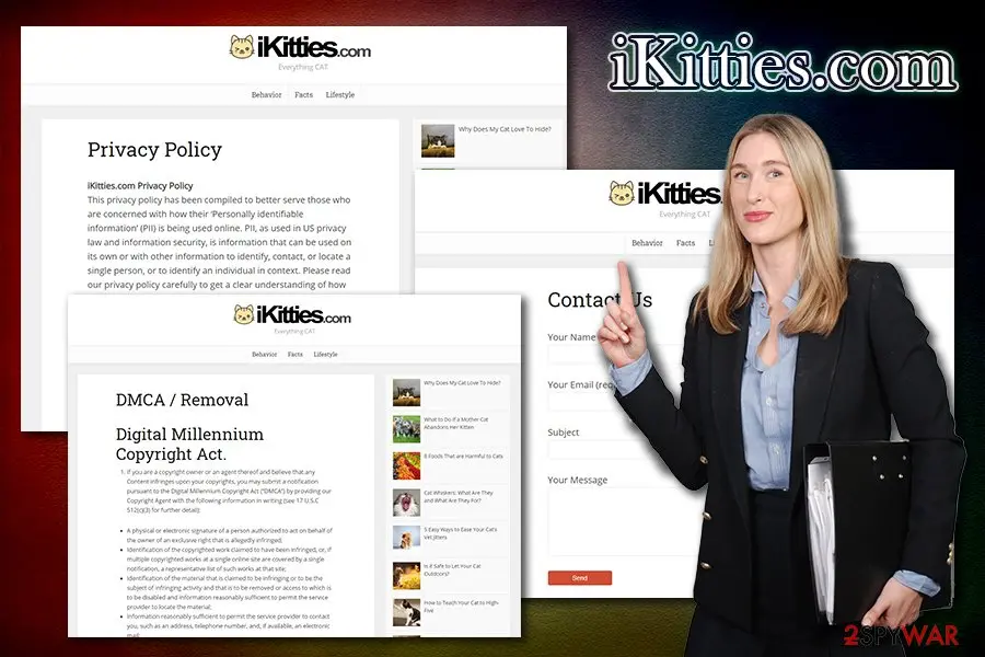 iKitties.com: ikitties com installed adware redirects